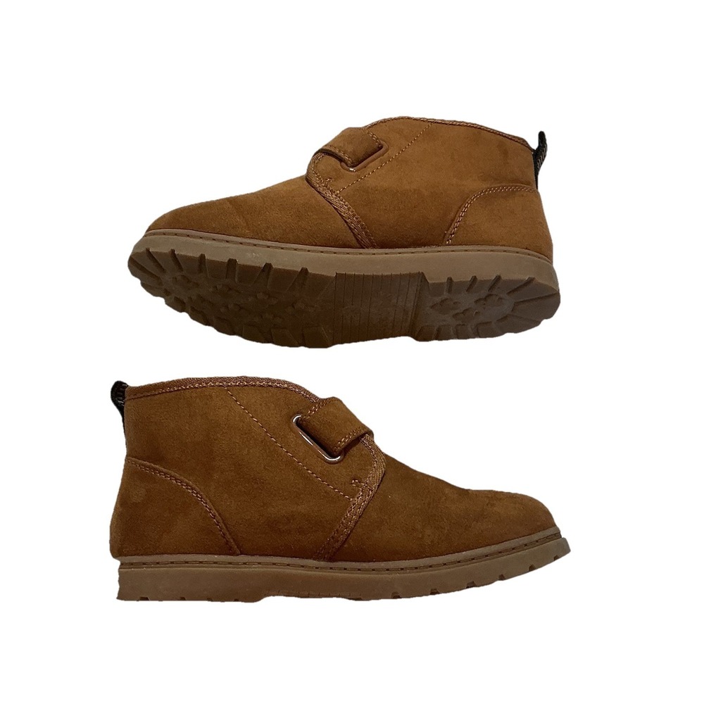 Cat and Jack Boots, Bootie Sherpa Lined, Brown, Tan, Youth Size 12
